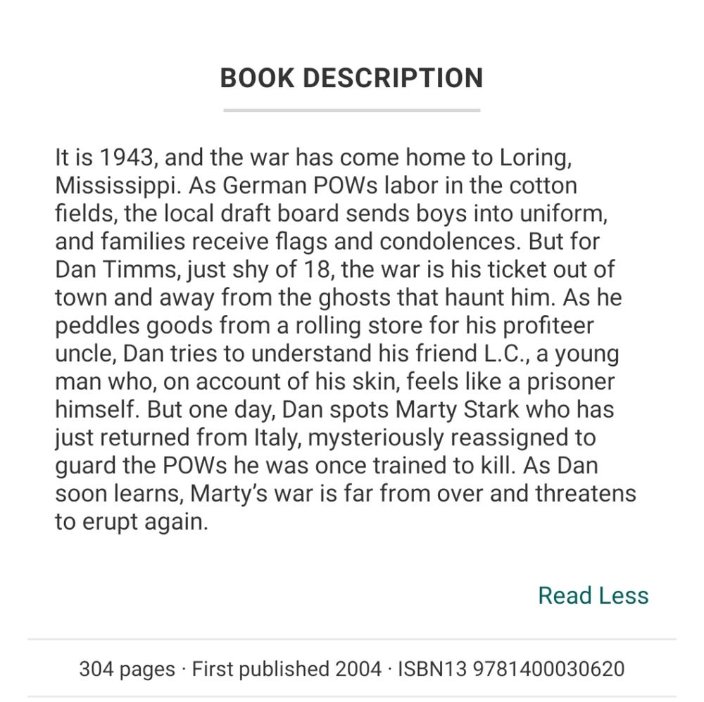 3/$12 Prisoners Of War Paperback Book Steve Yarbrough - Picture 3 of 8